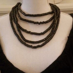 Black Bead Neckles